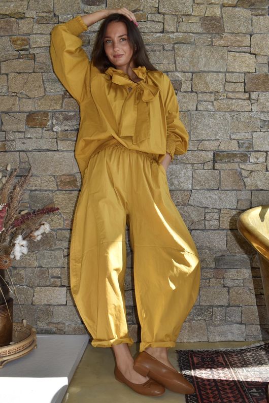 Paloma Classic Barrel Pant Indian Yellow